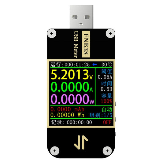 FNIRSI FNB38 USB Voltage And Current Meter Capacity Fast Charging Protocol Tester Reluova