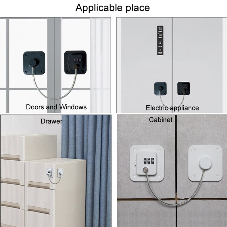 Child Safety Lock No Hole Window Limiter Refrigerator Drawer Cabinet Combination Lock My Store