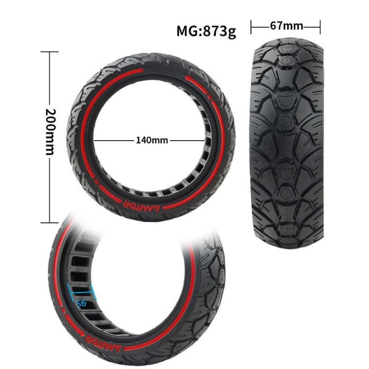 AIMITE 8.5 x 2.5-3.0 / 56 Card Slot 8.5 inch Electric Scooter Universal Off-Road Tire Reluova