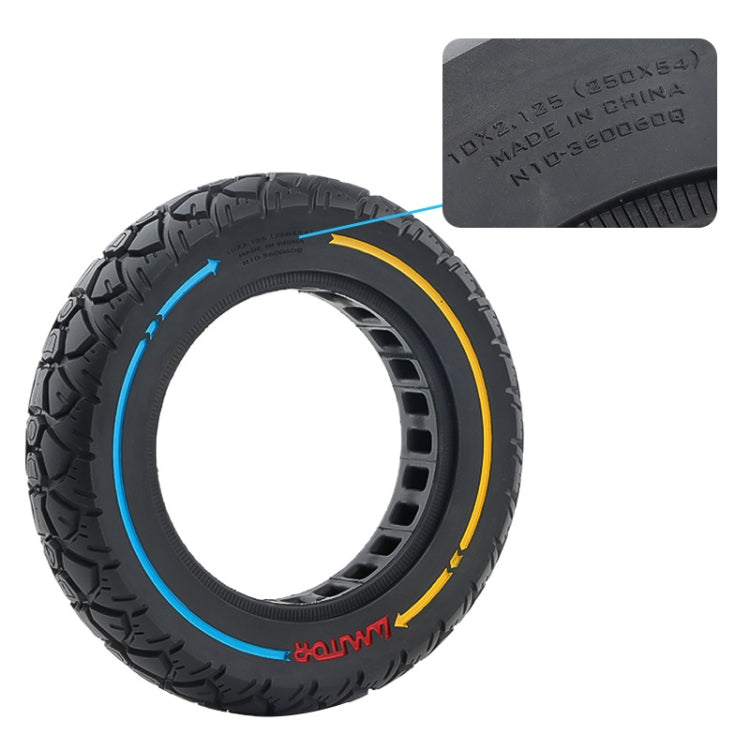 AIMITE 10 x 2.125 36 Card 250 x 54 10 inch Modified Solid Tire for Scooter Reluova