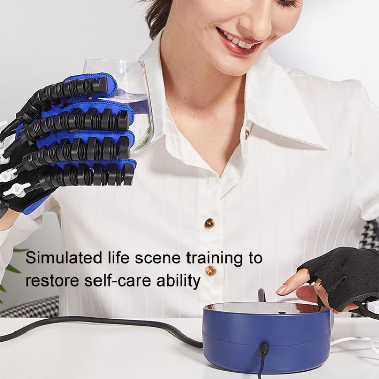 Intelligent Robot Split Finger Training Rehabilitation Glove Equipment With UK Plug Adapter My Store