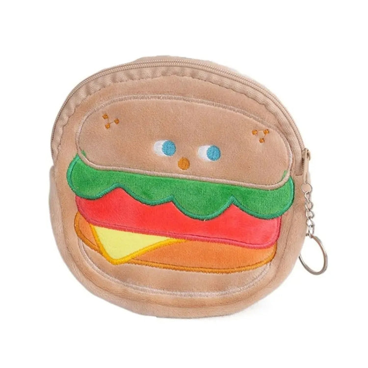 Cute Breakfast Cartoon Wallet Coin Lipstick Data Cable Storage Bag Purse My Store