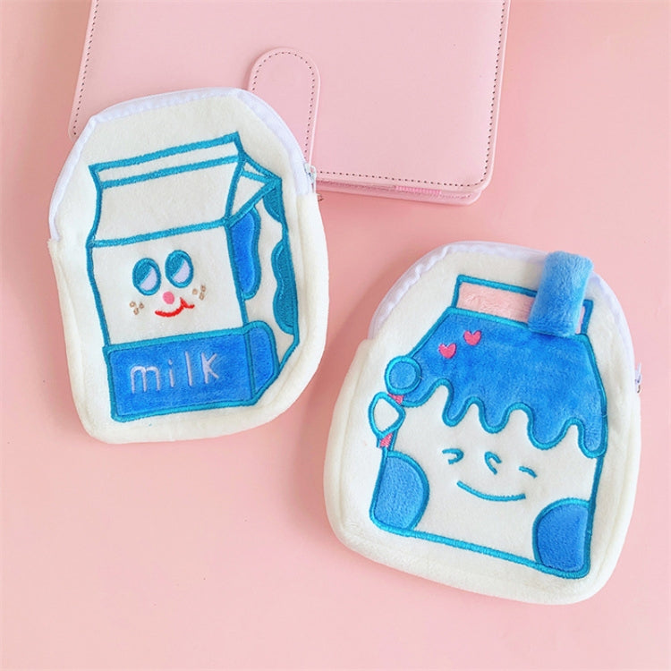 Cute Breakfast Cartoon Wallet Coin Lipstick Data Cable Storage Bag Purse My Store