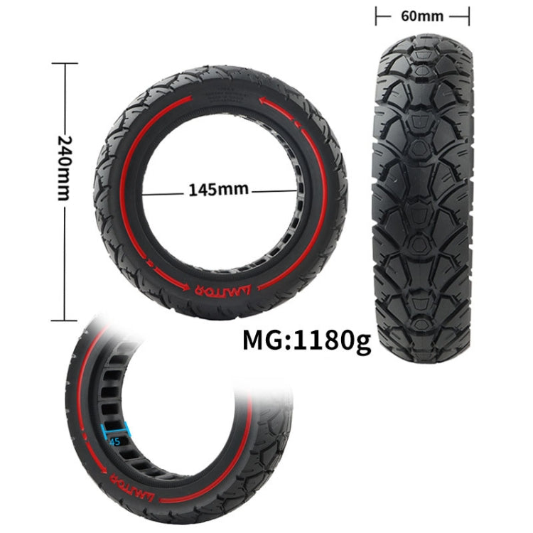 AIMITE 10 inch 45mm Slot Scooter Universal Anti-Blast Anti-skid Shock Absorption Off-road Tire Reluova