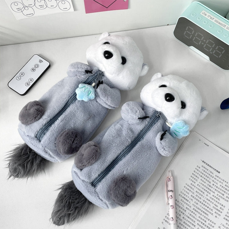 Cute Otter Plush Pen Pouch Practical Cartoon Animal Student Stationery Storage Bag My Store