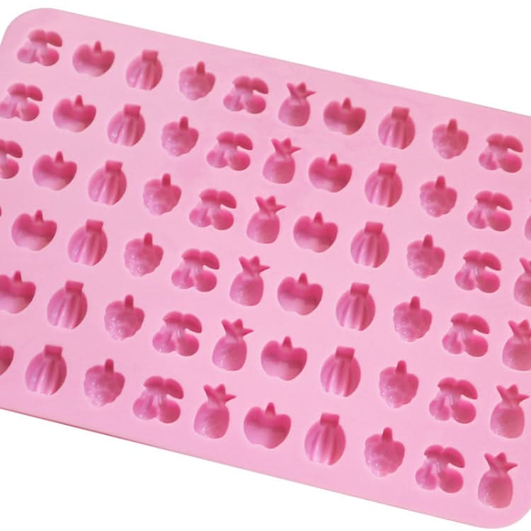 66 Grids Fruit Silicone Fudge Molds Mini Candy Molds-Reluova