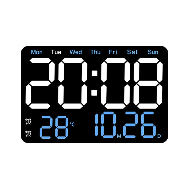 Multifunctional LED Digital Display Electronic Wall Clock Living Room Silent Alarm Clock My Store