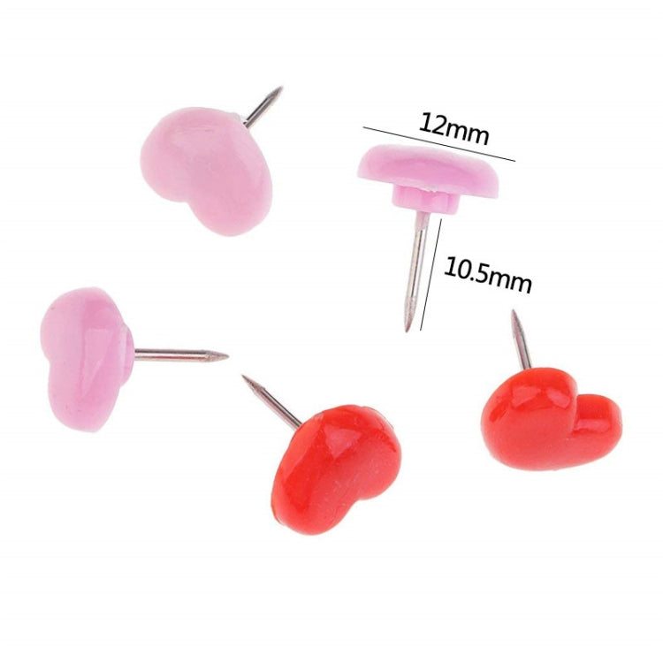 Love Plastic Studs DIY Office School Colorful Pins My Store