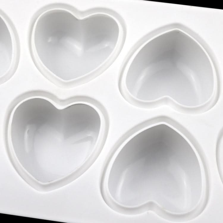 8 Grids Heart Silicone Chocolate Mold Handmade Aroma Soap Mould-Reluova