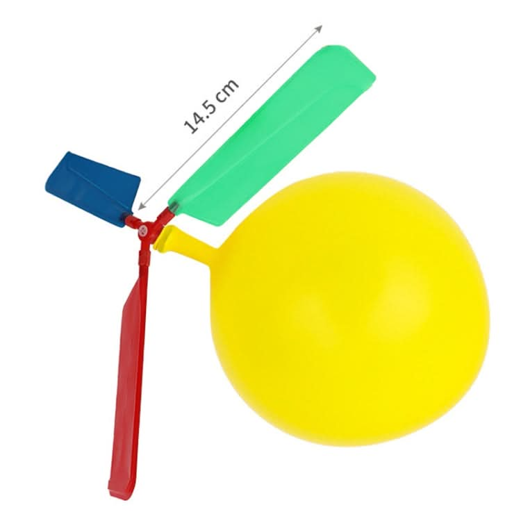 Homemade Propeller Balloon Helicopter Pupils Manual DIY Science Technology Invention Toy Reluova