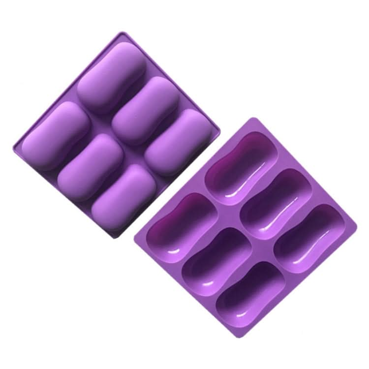 6 Grids Handmade Aromatherapy Soap Mould Baking DIY Silicone Molds-Reluova