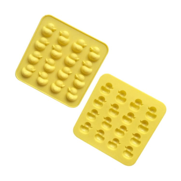 Cute Yellow Duck Silicone Chocolate Mould Fire Lacquer Wax Mold Reluova