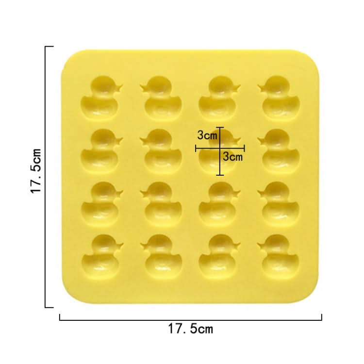 Cute Yellow Duck Silicone Chocolate Mould Fire Lacquer Wax Mold Reluova