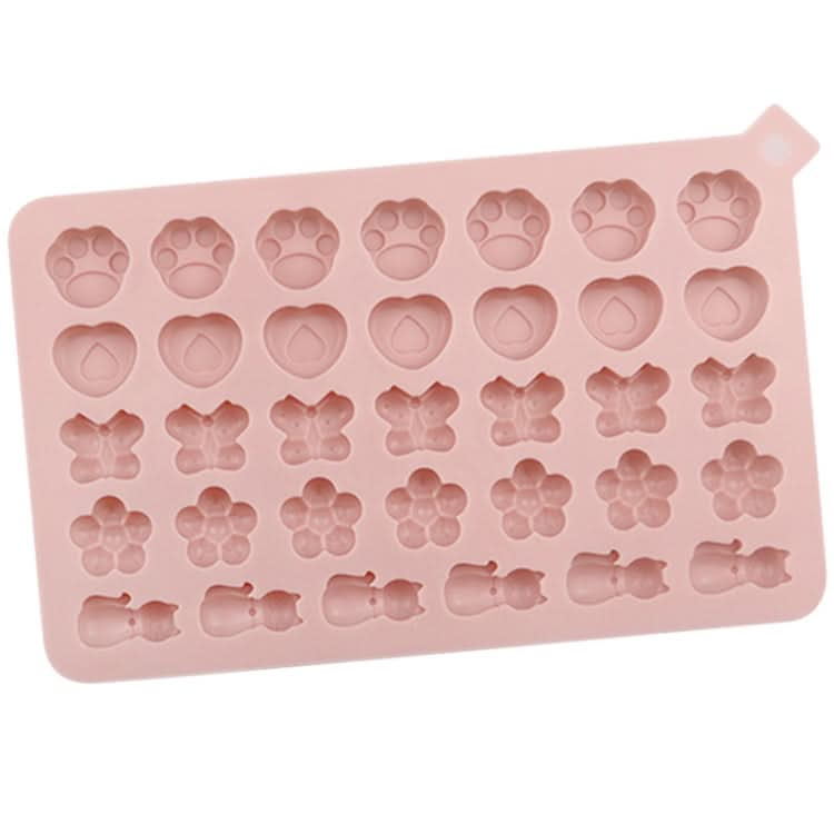 34 Grids Cats Butterfly Flower Silicone Mould DIY Cookie And Candy Decoration Molds-Reluova