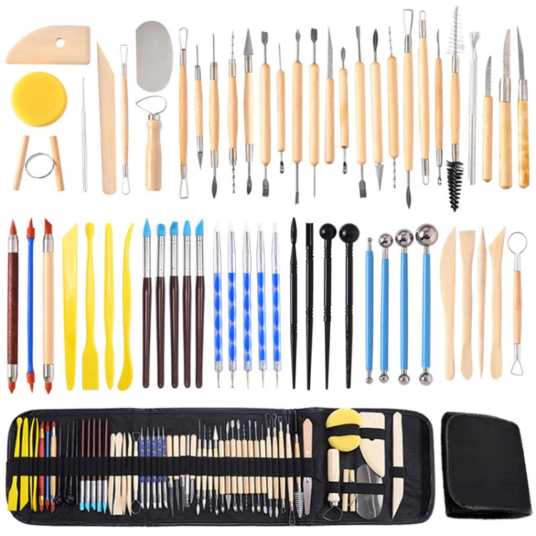 61 In 1 Clay Tools Kit Ceramics DIY Clay Sculpting Tools for Pottery Craft, Baking, Carving My Store