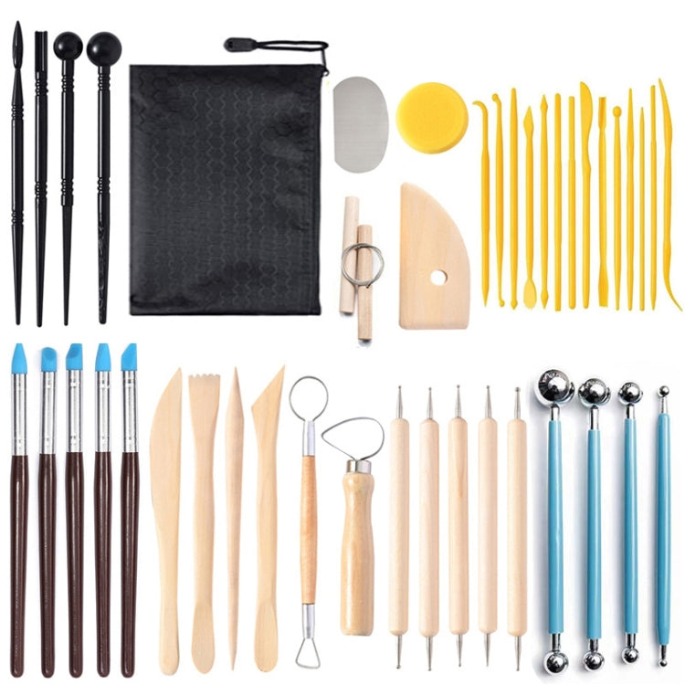 42 In 1 Clay Tools Kit Ceramics DIY Clay Sculpting Tools for Pottery Craft, Baking, Carving-Reluova