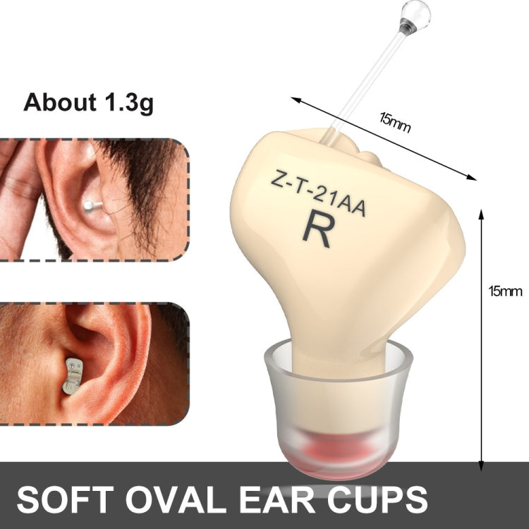 1pair  Invisible In-Ear Hearing Aid Sound Amplifier For The Elderly And Hearing Impaired-Reluova