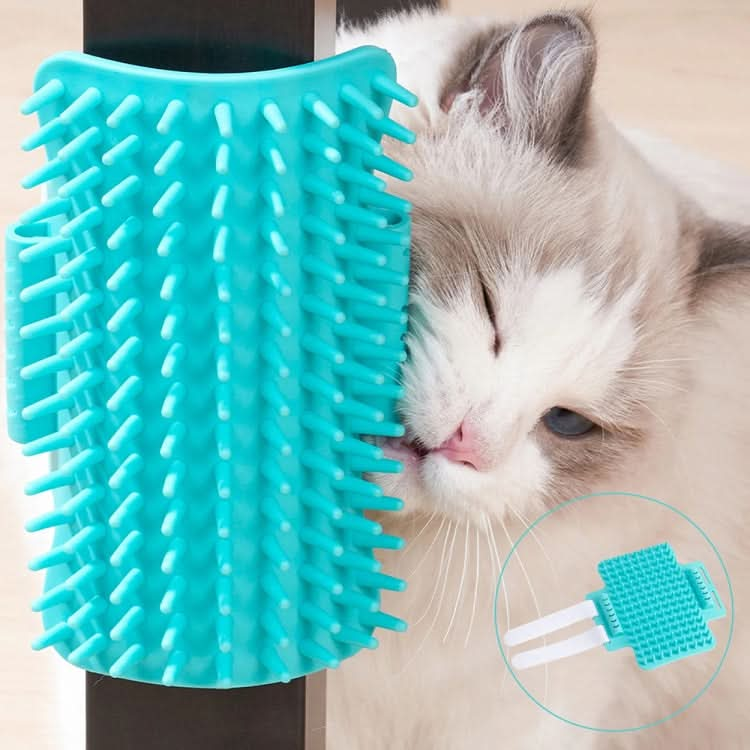 3pcs Pet Table Leg Hair Rubbing Massage Brush Cat Scratcher(Orange)-Reluova