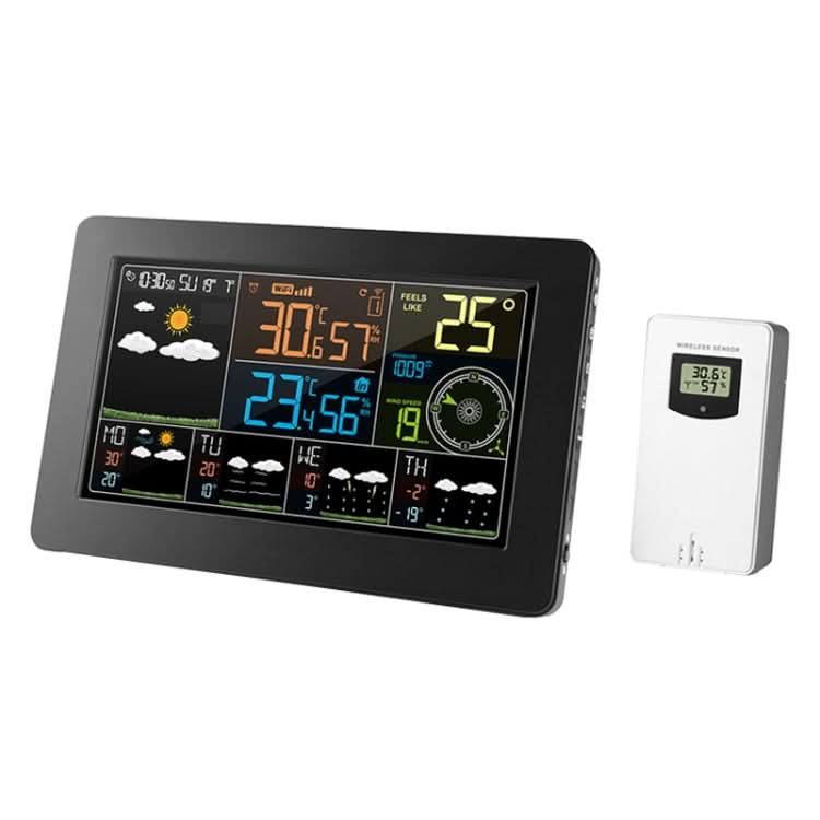 WiFi Color Screen Weather Station Temperature And Humidity Weather Forecast Clock Reluova