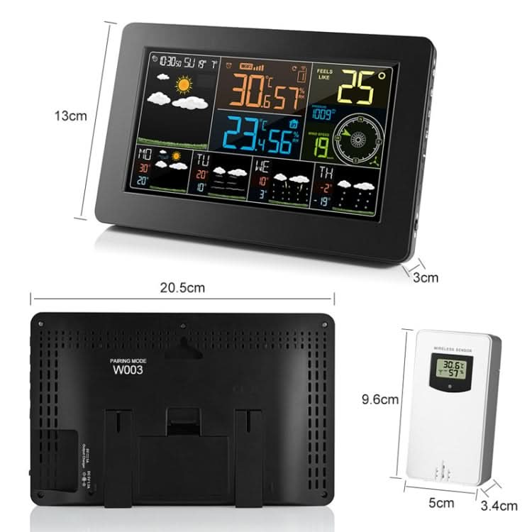 WiFi Color Screen Weather Station Temperature And Humidity Weather Forecast Clock Reluova