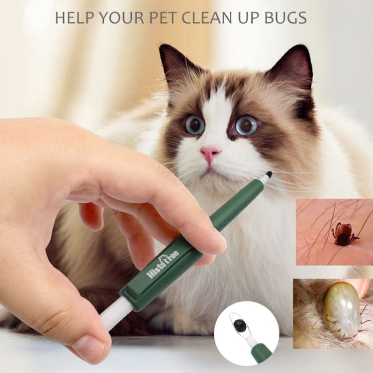 Pet Pest Catching Pen Cats Grooming Bug Scratcher Tick Clip Dogs Flea Removal Clip - Reluova