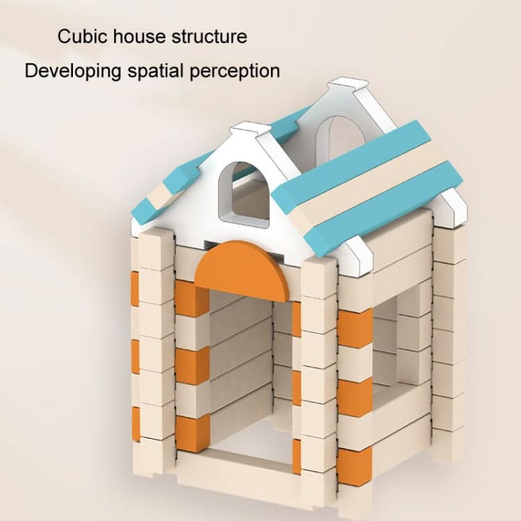 Children Architecture Building Blocks Wooden House Mortise And Tenon Structure Assembled Toy Reluova