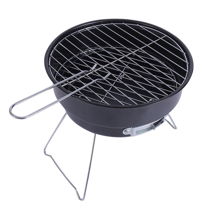 Portable Small Outdoor Folding Round BBQ Grill Wild Camping Cooking Tools Reluova