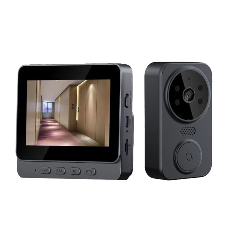 Wireless 2.4G Visual Intercom Doorbell 4.3 inch IPS Screen with Camera Monitor Night Vision Reluova