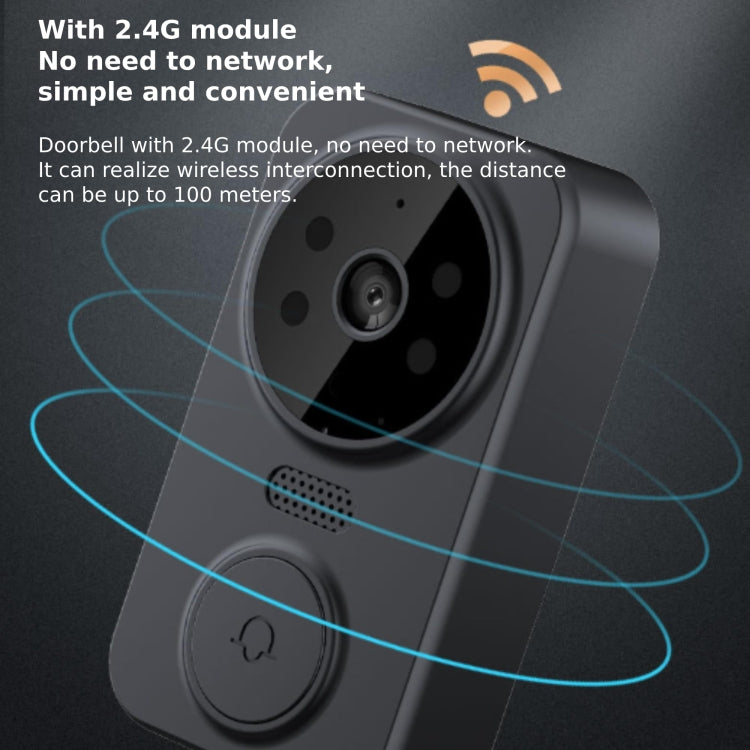 Wireless 2.4G Visual Intercom Doorbell 4.3 inch IPS Screen with Camera Monitor Night Vision Reluova