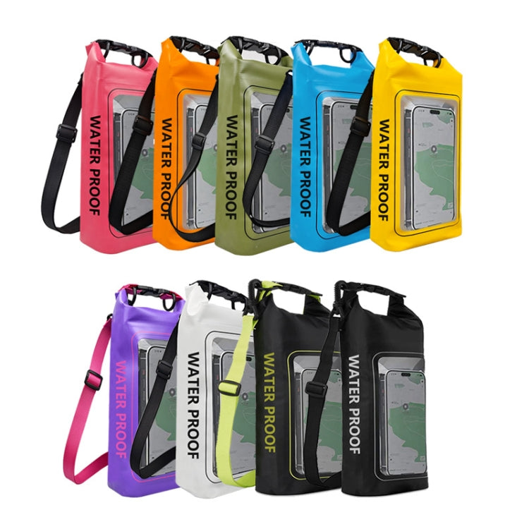 2 In 1 Outdoor Cycling Crossbody Phone Bag PVC Swimming IPX6 Waterproof Bag-Reluova