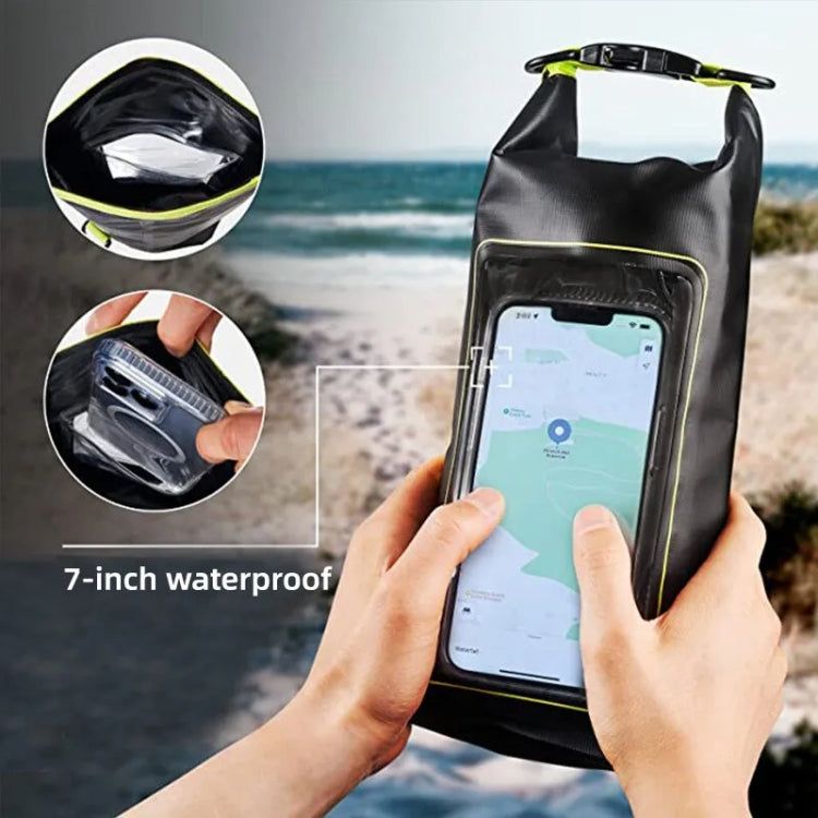 2 In 1 Outdoor Cycling Crossbody Phone Bag PVC Swimming IPX6 Waterproof Bag-Reluova