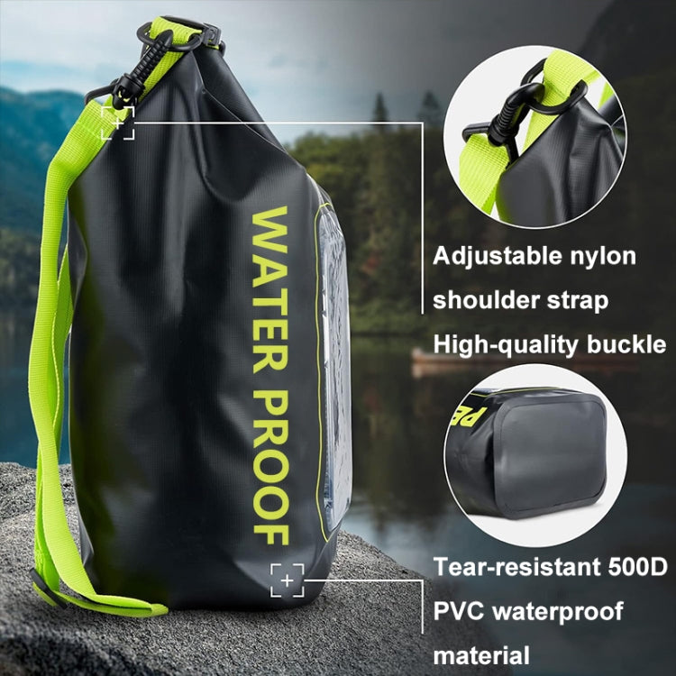 2 In 1 Outdoor Cycling Crossbody Phone Bag PVC Swimming IPX6 Waterproof Bag-Reluova