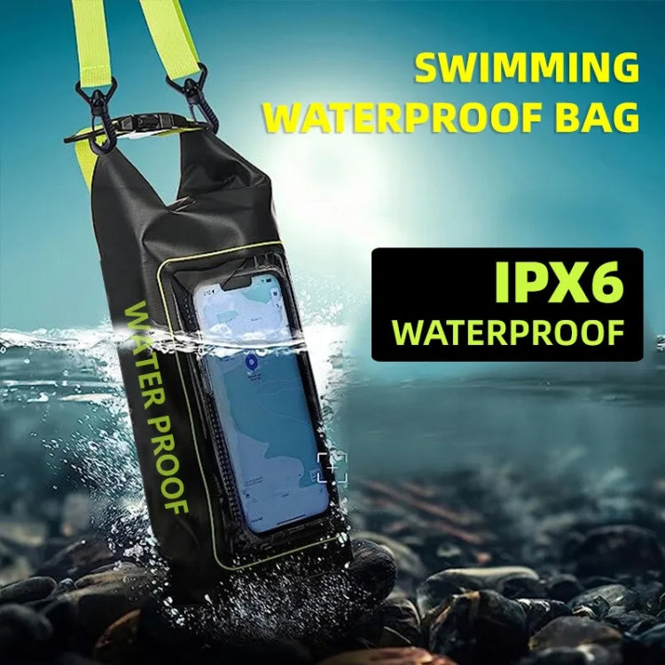 2 In 1 Outdoor Cycling Crossbody Phone Bag PVC Swimming IPX6 Waterproof Bag-Reluova