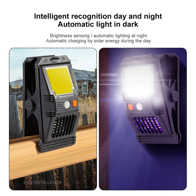 Solar Wall Lamp With Clip Mosquito Killer Lamp Portable Body Sensor Outdoor Garden Light My Store