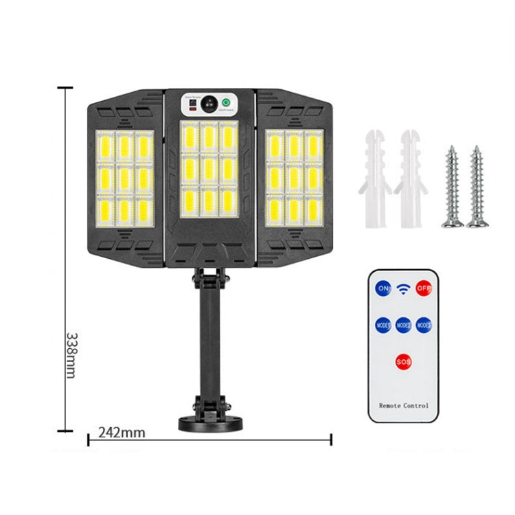 Solar Induction Courtyard Wall Light Smart Outdoor Lamp With Remote Control