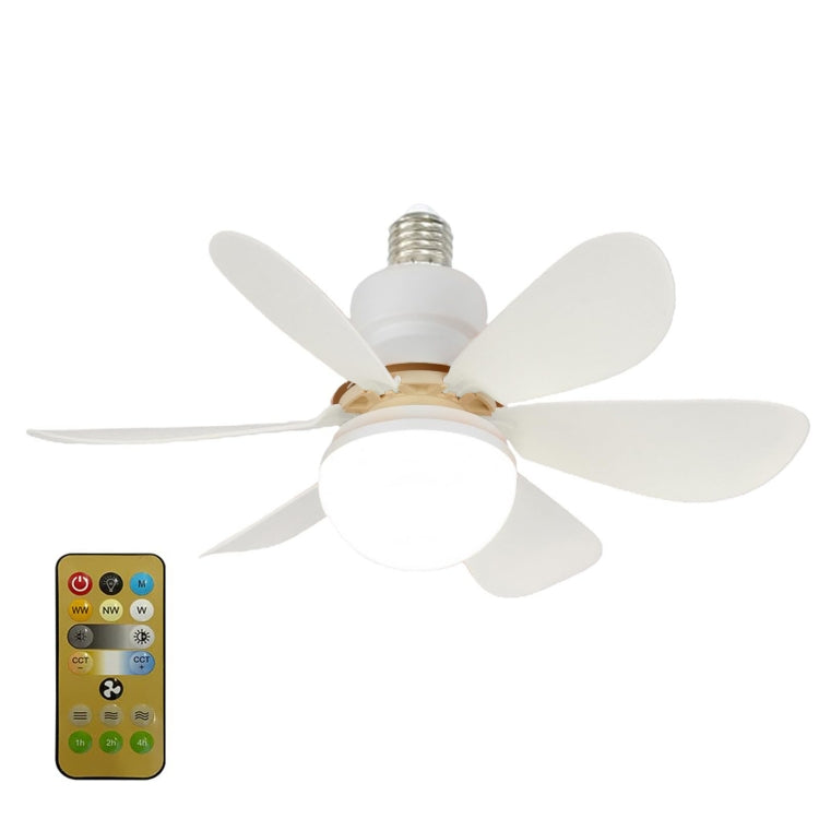 Home Small Fan Light E27 Snail Mouth Suspension Fan Lamp Reluova