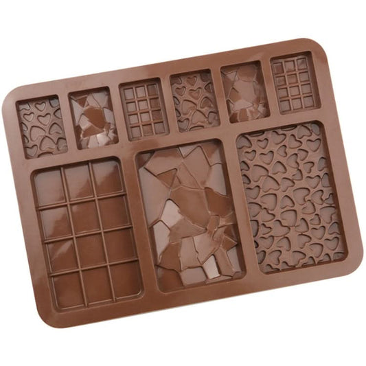 9 Grids Silicone Baking Chocolate Mold Cake DIY Fondant Mould-Reluova