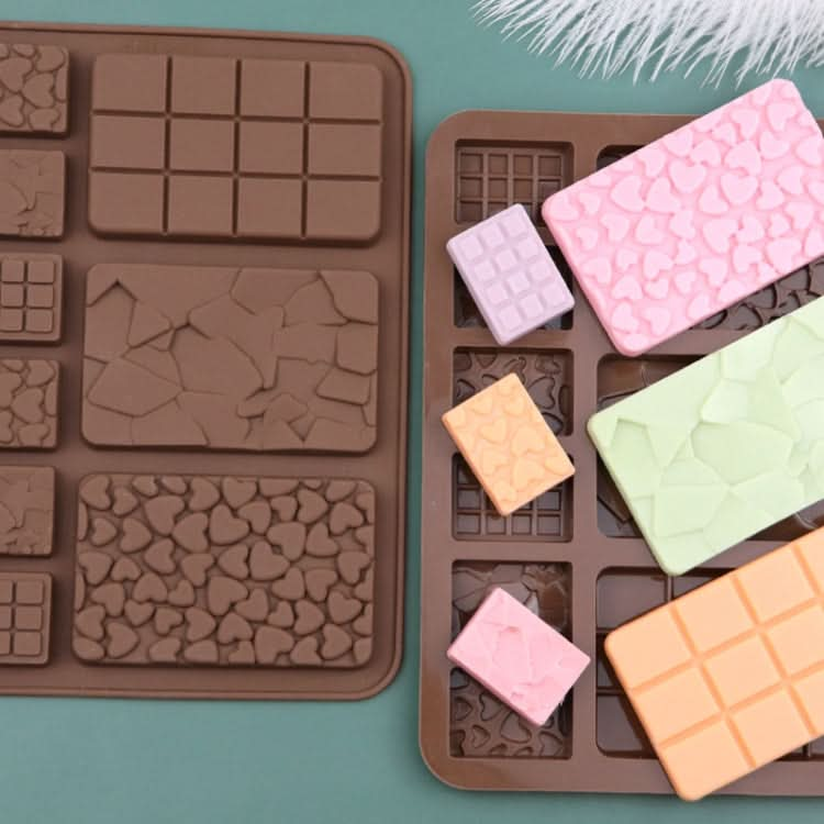 9 Grids Silicone Baking Chocolate Mold Cake DIY Fondant Mould-Reluova