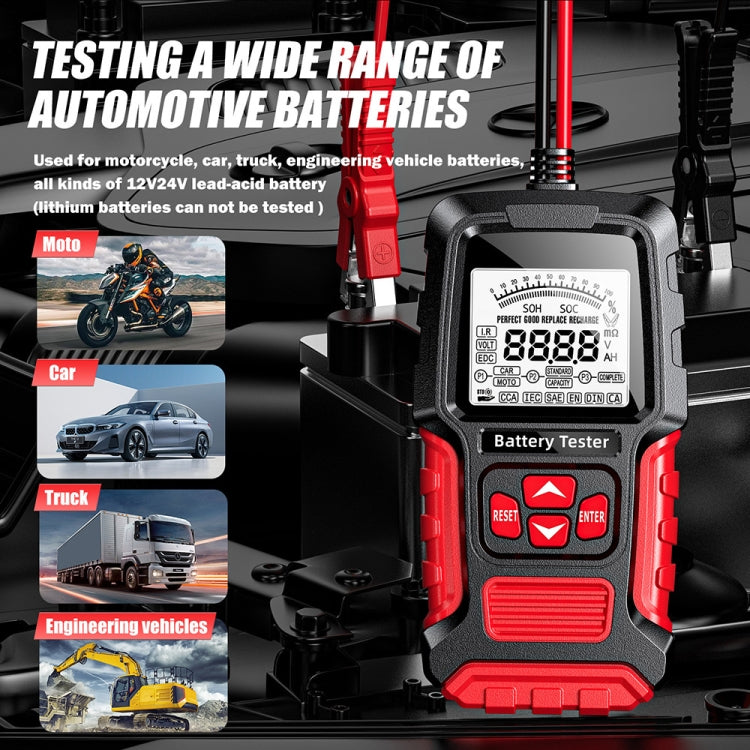 FOXSUR Automobile Motorcycle Battery Voltage Capacity Tester ÎҵÄÉ̵ê