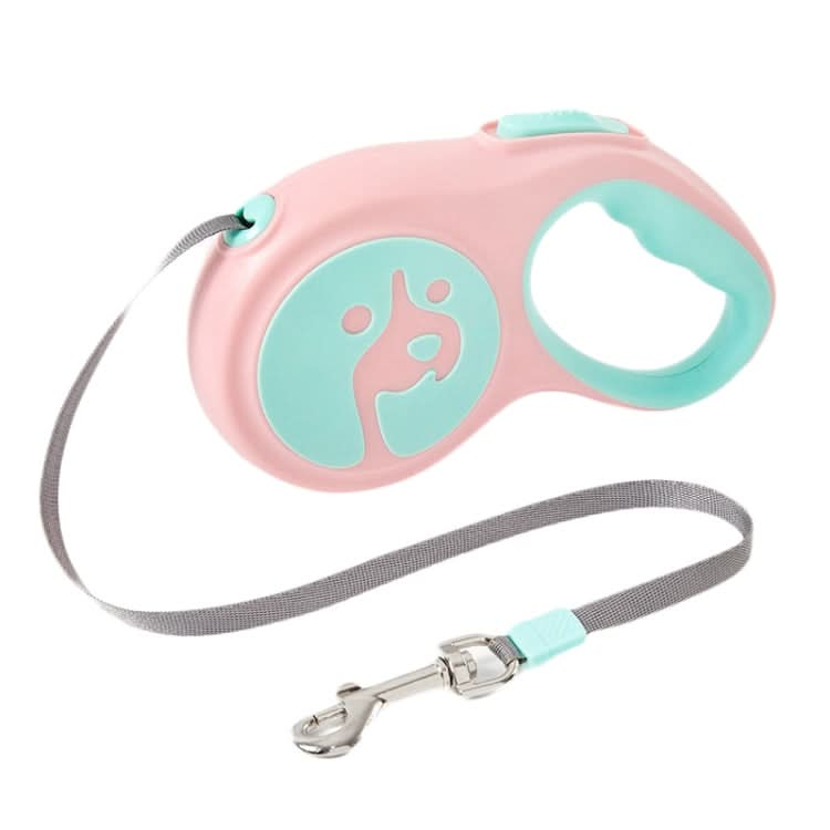 5m Small And Medium Dog Walking Leash Automatic Retractable Portable Pet Leash(Pink)-Reluova