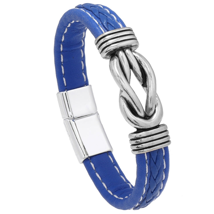 Simple Alloy Magnetic Clasp Leather Bracelet Personalized Braided Bracelet My Store