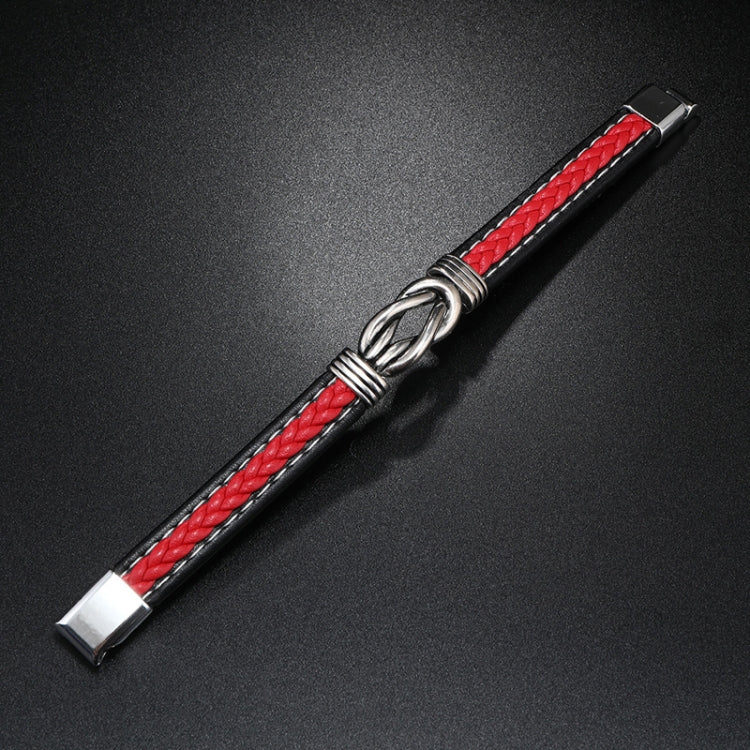 Simple Alloy Magnetic Clasp Leather Bracelet Personalized Braided Bracelet My Store