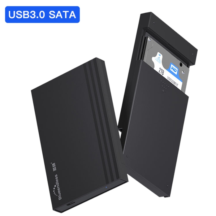 Blueendless MR23S 2.5-inch SATA Mobile Hard Disk Enclosure Tool-free Laptop External SSD