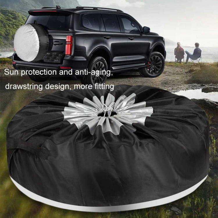 210D Oxford Cloth Car Waterproof Dirt-resistant Tire Protective Cover-Reluova