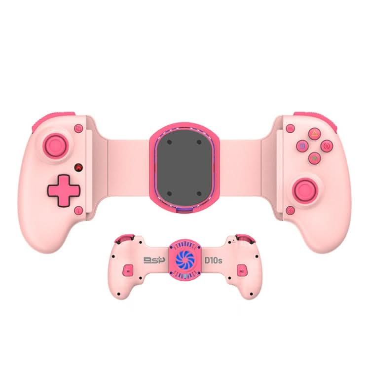 BSP-D10S Wireless Stretch Game Controller With Heat Dissipation Fan for Switch / Android / IOS / PC / PS3 / PS4