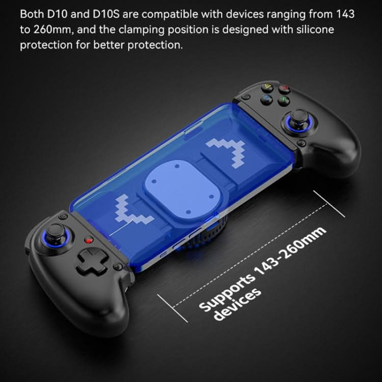 BSP-D10S Wireless Stretch Game Controller With Heat Dissipation Fan for Switch / Android / IOS / PC / PS3 / PS4