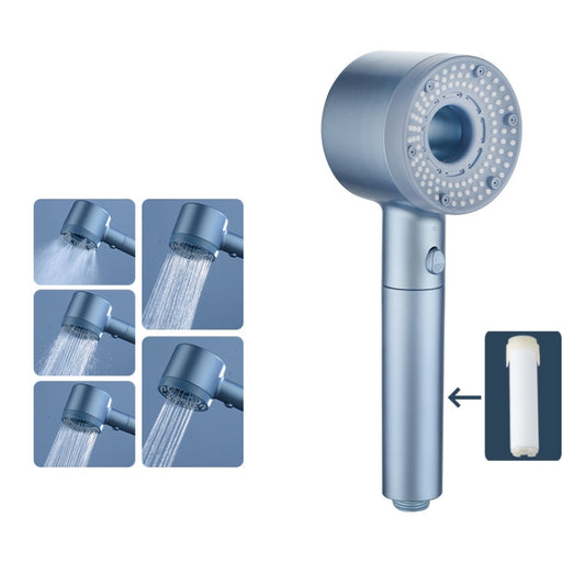 High-Pressure Handheld Shower Head With 5 Spray Modes Filtered Showerhead