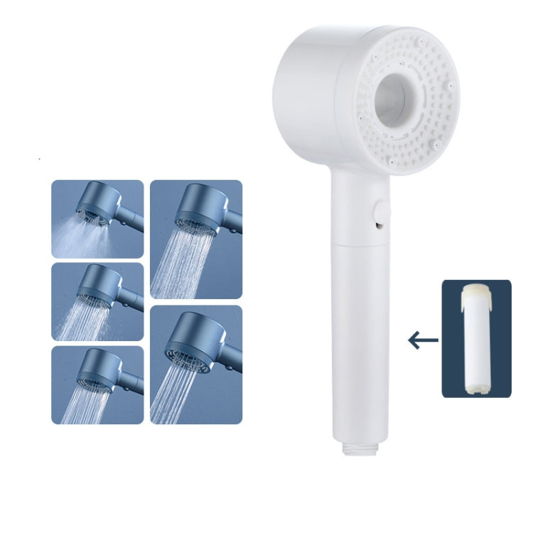 High-Pressure Handheld Shower Head With 5 Spray Modes Filtered Showerhead