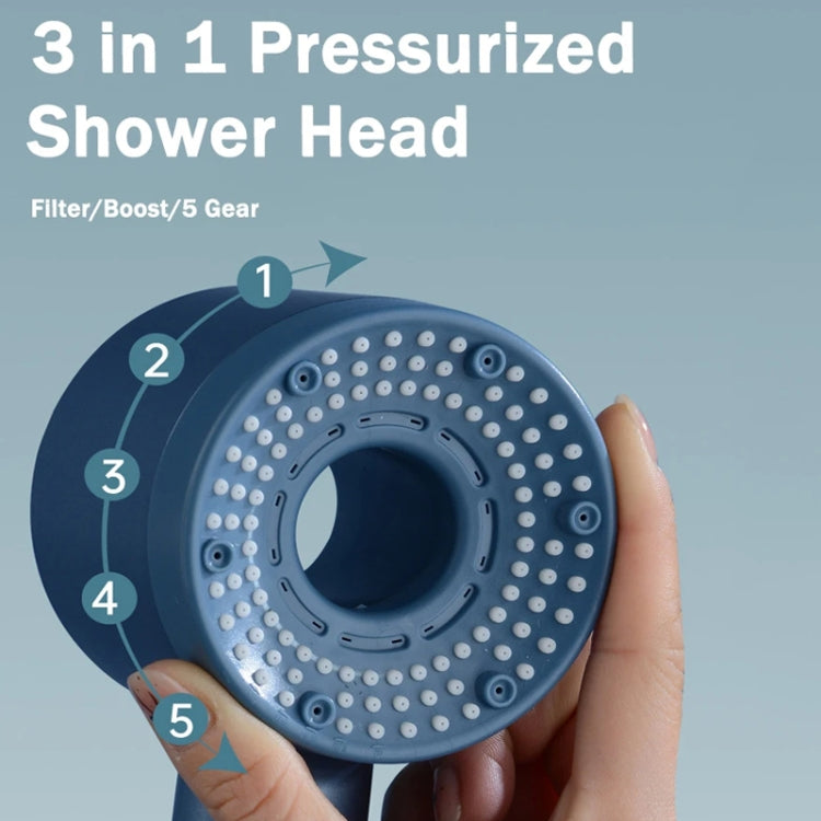 High-Pressure Handheld Shower Head With 5 Spray Modes Filtered Showerhead Reluova