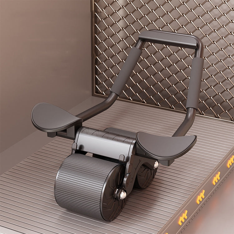 Automatic Rebound Abdominal Roller With Elbow Support & Mobile Phone Bracket